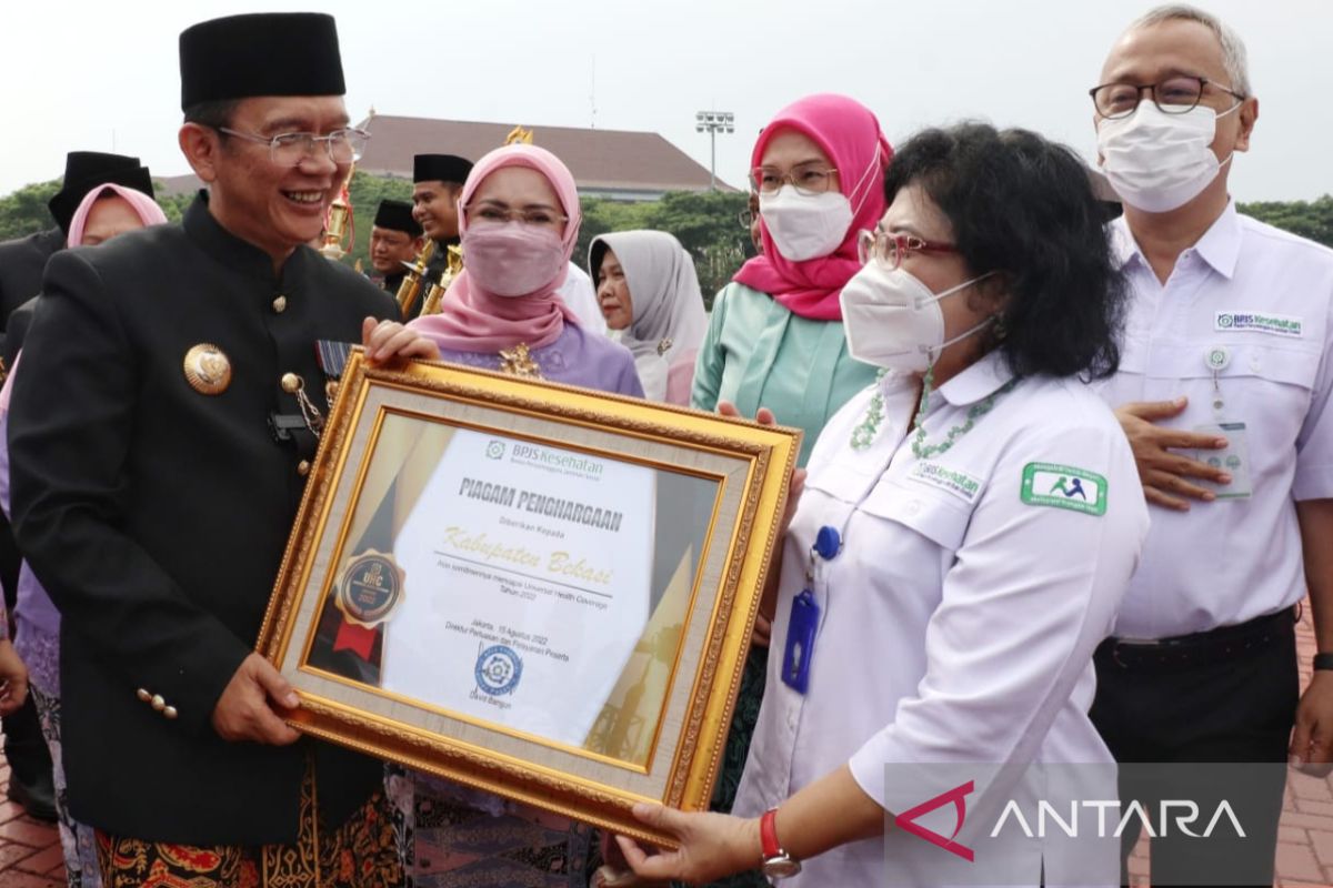 Capaian cakupan kesehatan semesta jadi kado HUT Kabupaten Bekasi