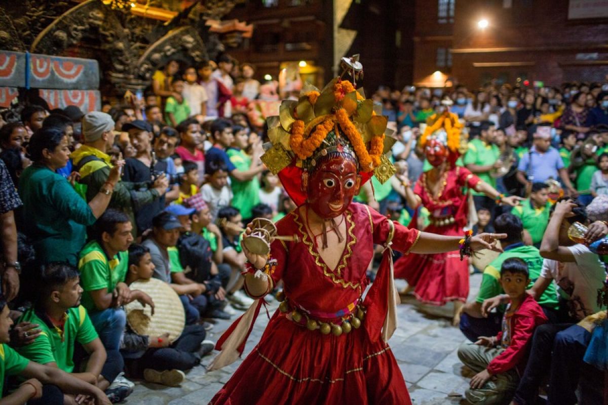 Album Asia: Menengok perayaan festival tari Nil Barahi di Nepal