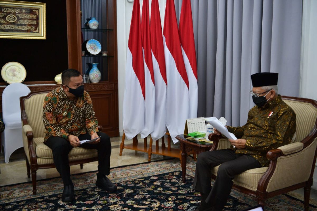 Wapres Ma'ruf Amin terima Bupati Kepulauan Selayar bahas penanganan bencana