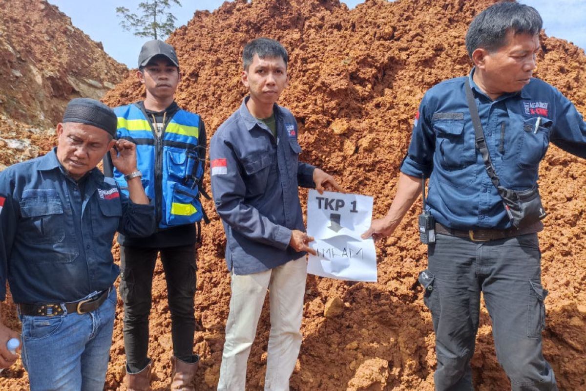 KLHK menangkap pemodal penambangan emas ilegal di TN Gadis Bintang