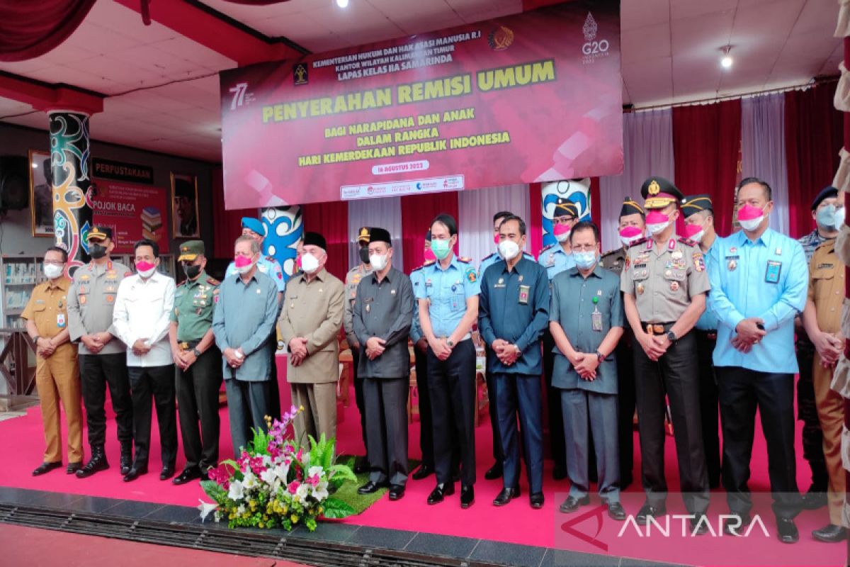 8.630 narapidana  Kaltim-Kaltara terima remisi HUT Kemerdekaan RI