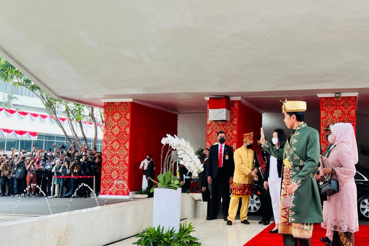 Presiden Jokowi hadiri sidang tahunan MPR tahun 2022