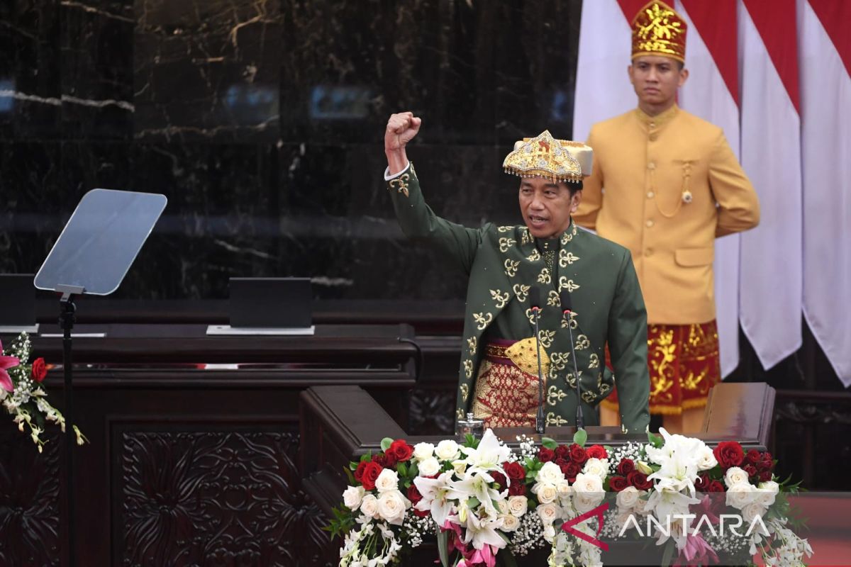 Ini pidato lengkap Presiden Joko Widpdp dalam Sidang Tahunan MPR 2022