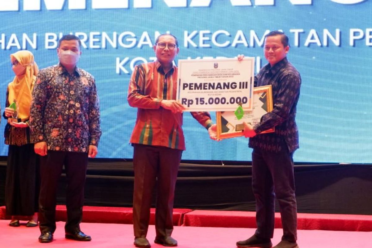 Burengan Kediri, raih kelurahan terbaik ke-3 di Provinsi Jatim