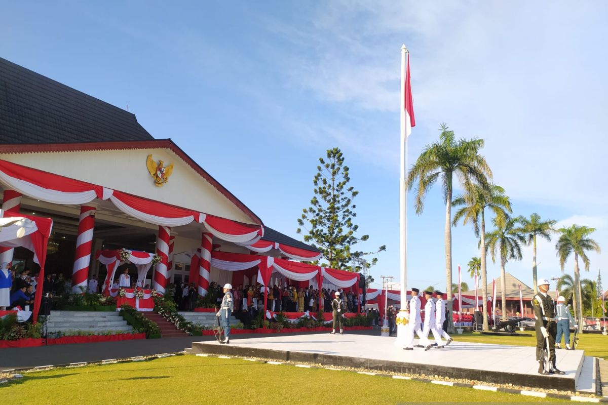 Provinsi Bengkulu gelar upacara HUT ke-77 RI secara terbatas