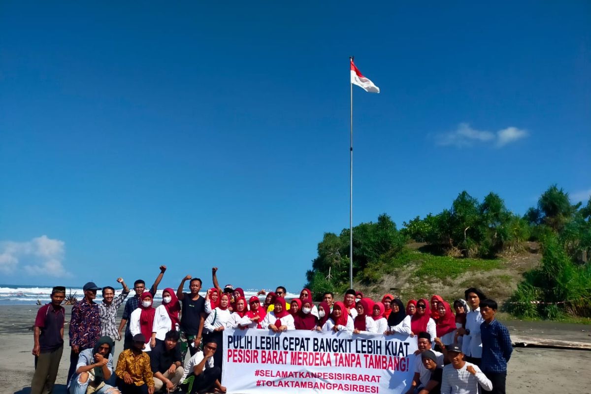HUT ke-77 RI, masyarakat pesisir Seluma Bengkulu masih berjuang tolak tambang