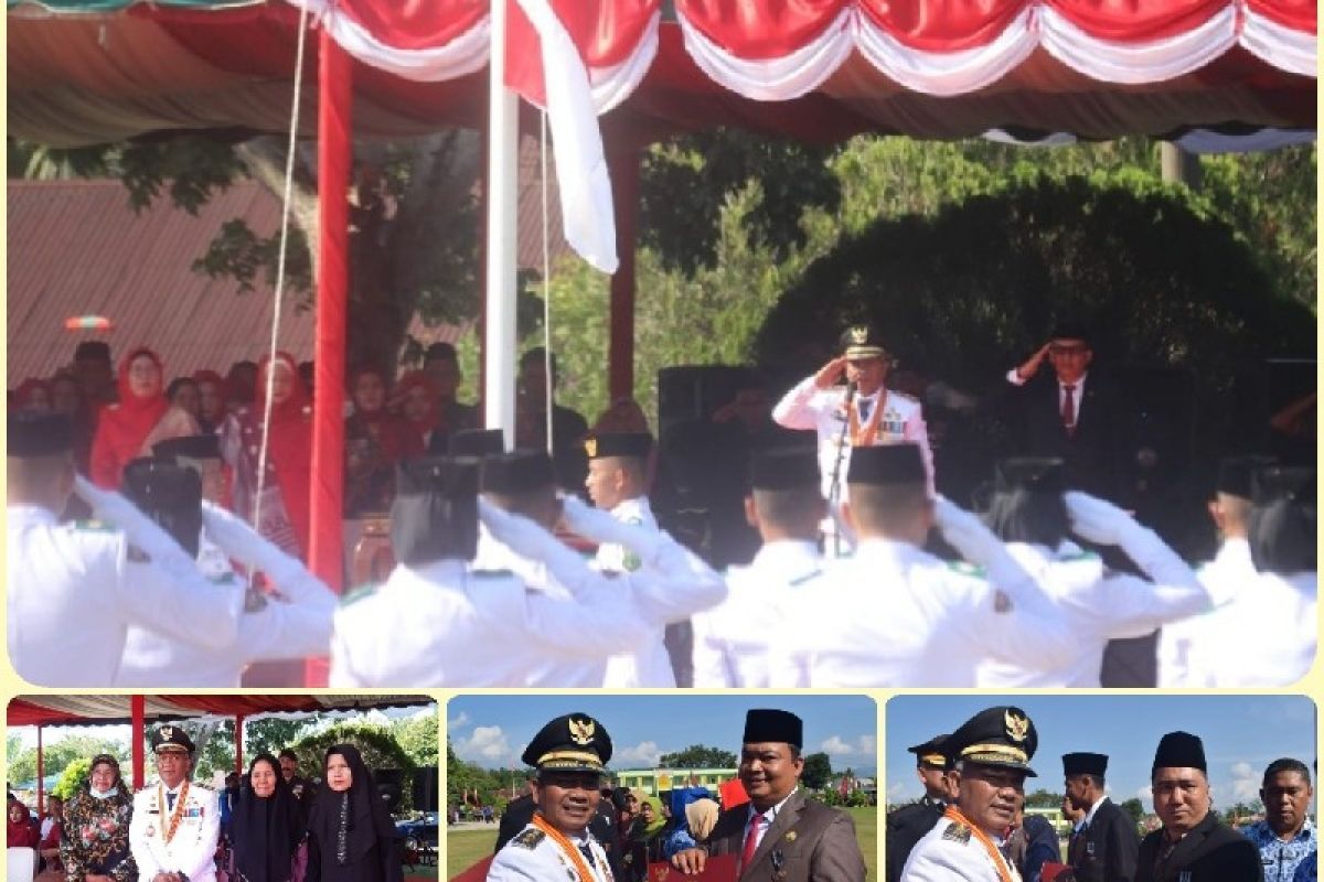 Plt Bupati Palas pimpin upacara peringatan HUT ke-77 RI
