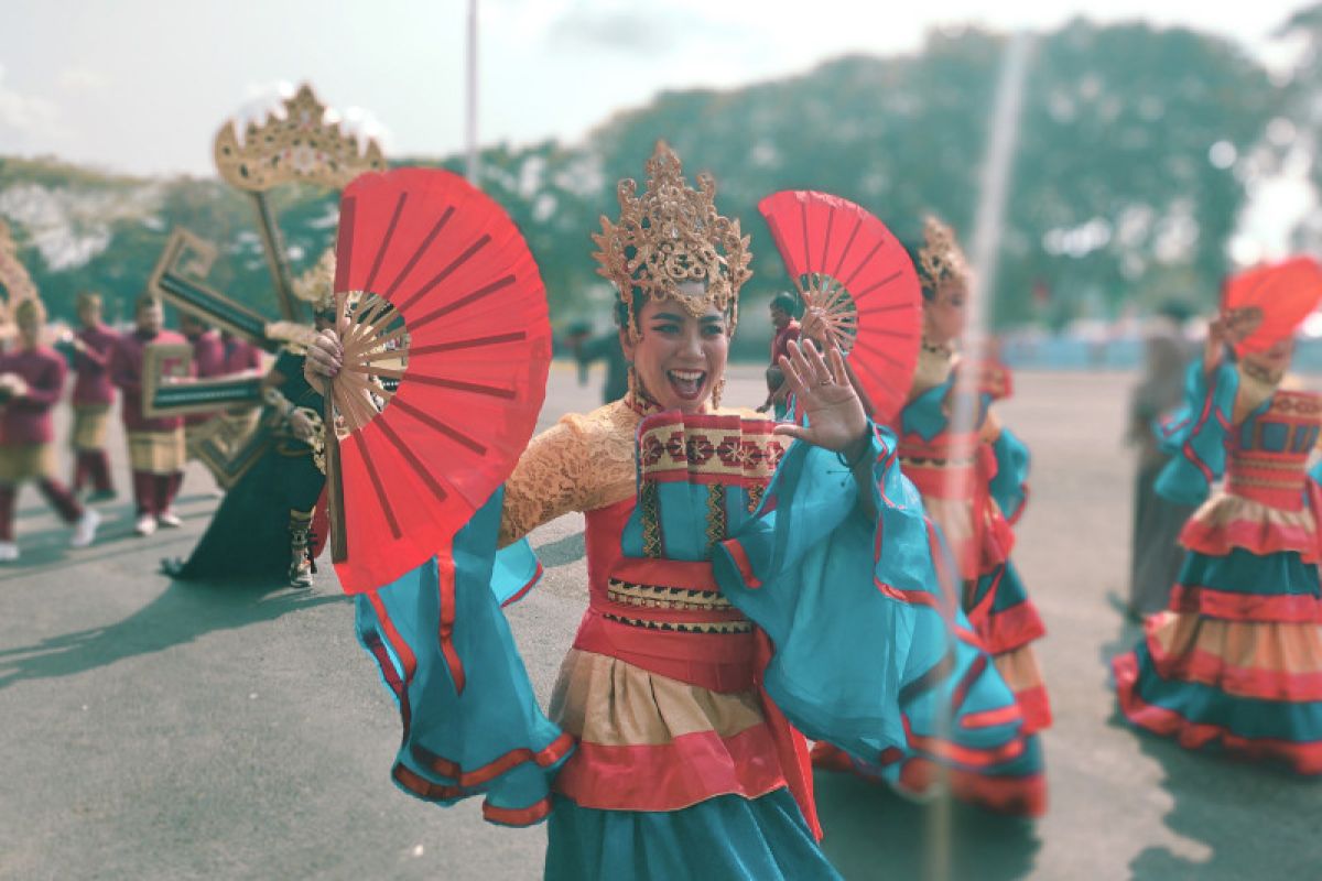 Kirab Budaya Nusantara warnai rangkaian Upacara HUT RI di Bandarlampung