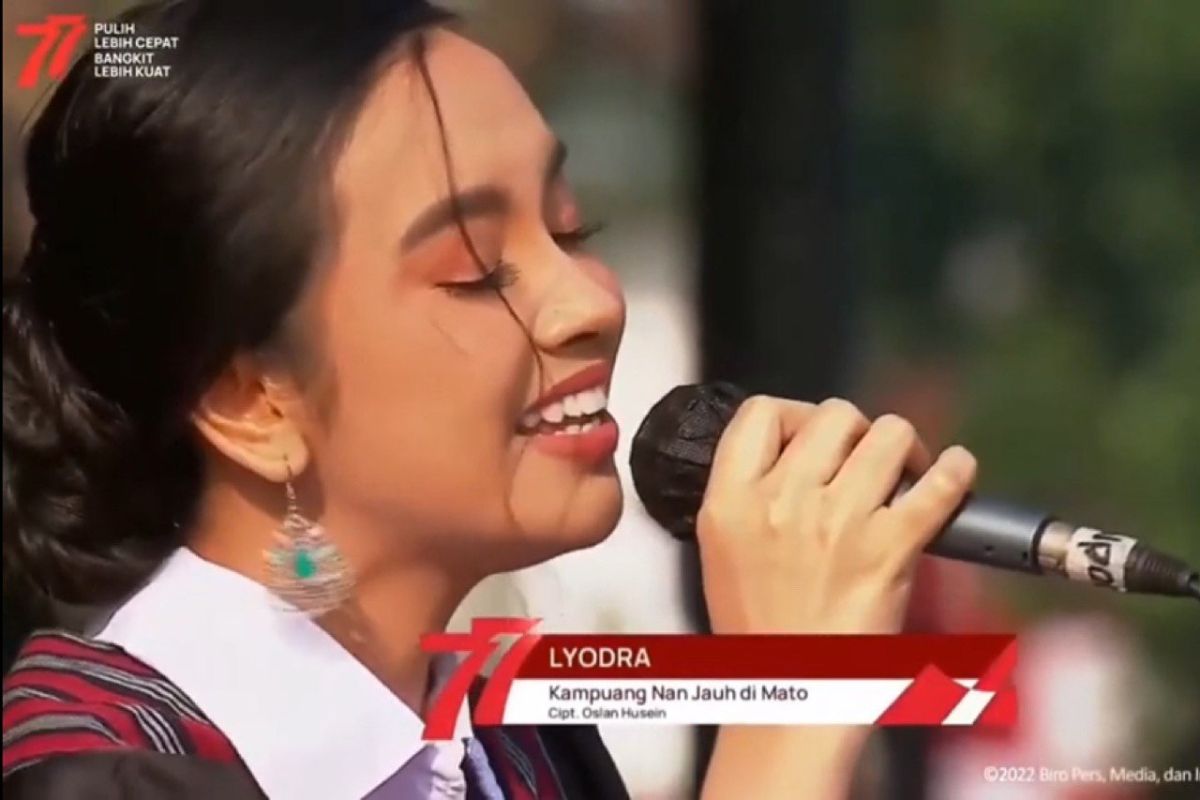 Lyodra bawakan tiga lagu daerah di Istana Negara