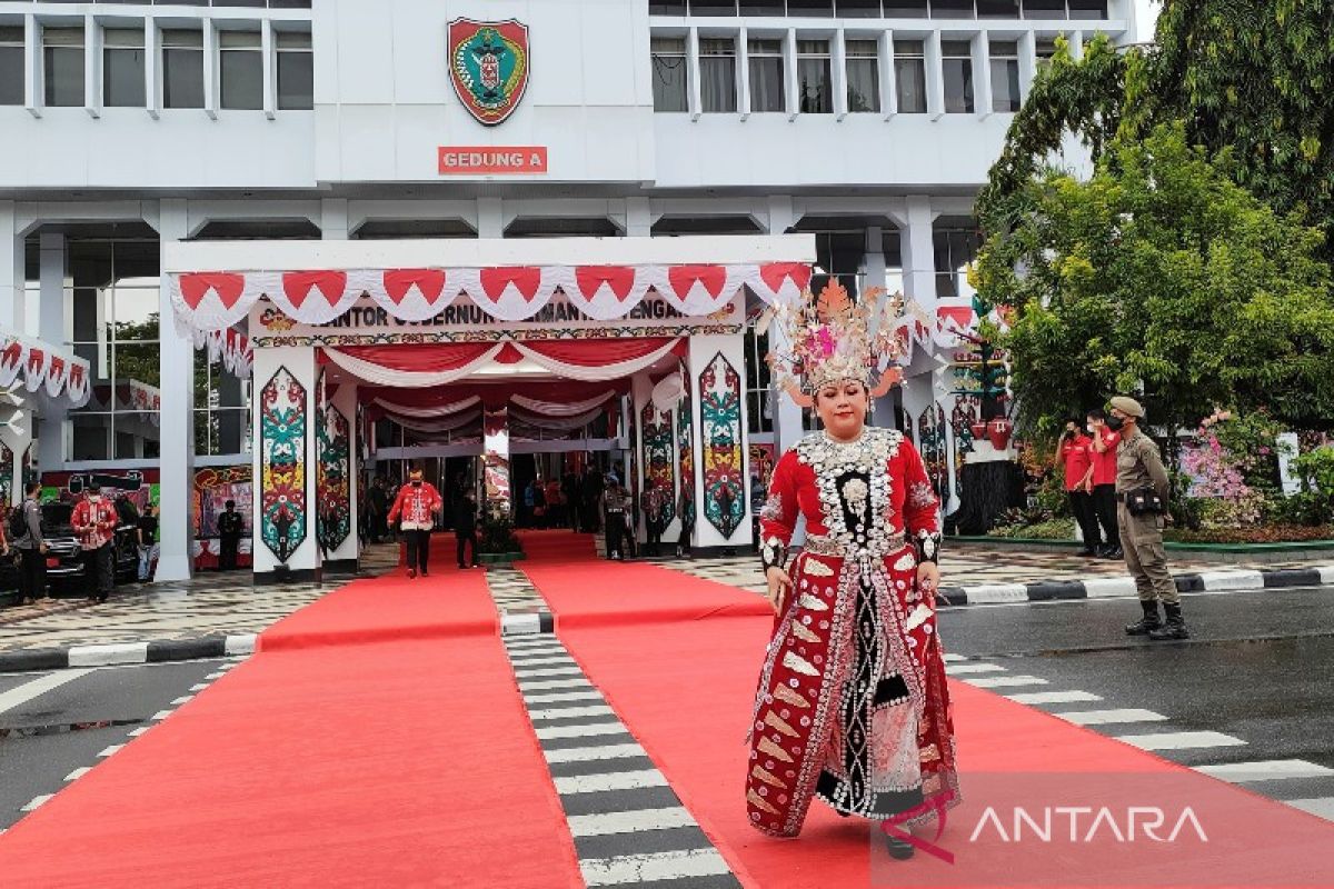 Kalimantan Tengah tampilkan keragaman Indonesia pada HUT ke-77 RI