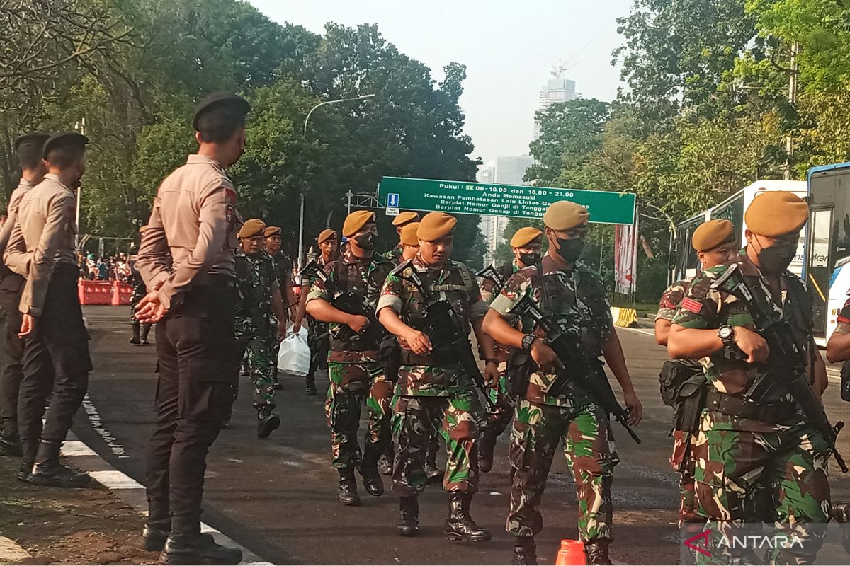 4.200 personel gabungan amankan Upacara HUT Ke-77 RI di Istana Merdeka