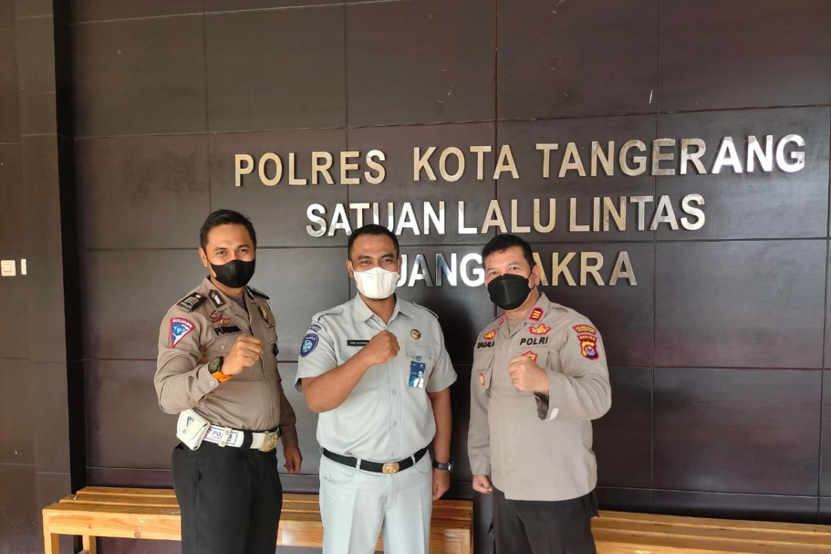 Sinergi Jasa Raharja Tiga Raksa Dengan Polres Kota Tangerang
