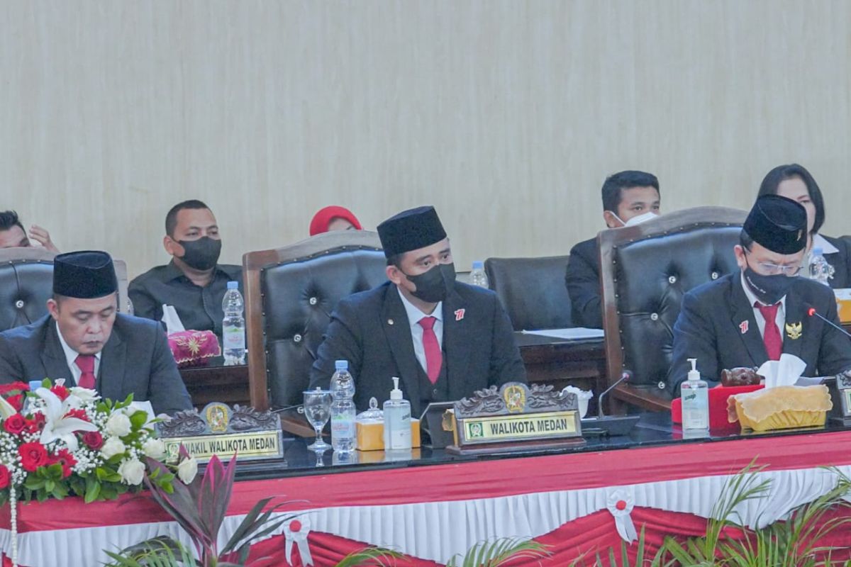 Jelang HUT ke-77 RI, Bobby Nasution dengarkan pidato Presiden Jokowi