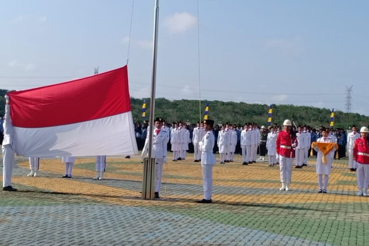 Upacara peringatan HUT ke-77 RI di Kabupaten Bungo