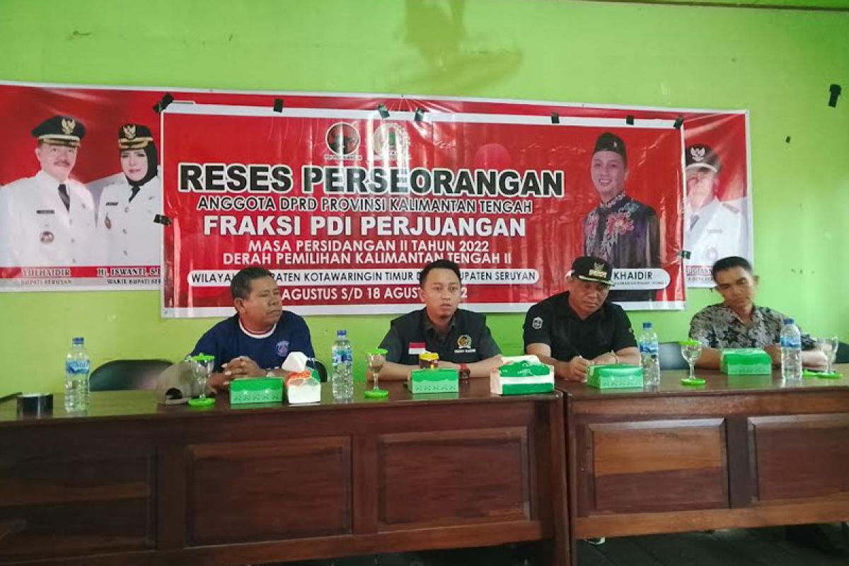 Anggota DPRD Kalteng siap perjuangkan usulan petani di Seruyan