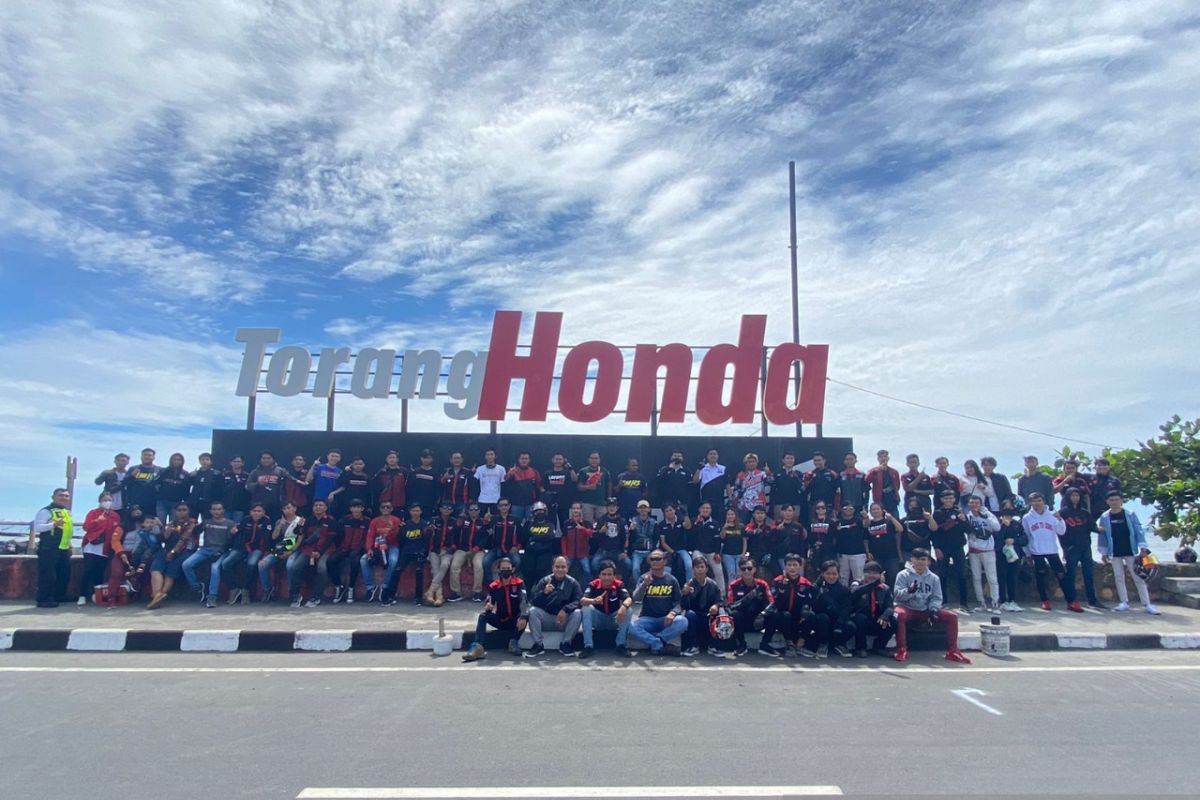 Ikatan Motor Honda Sulut Rayakan HUT RI ke-77 dengan Konvoi Merdeka