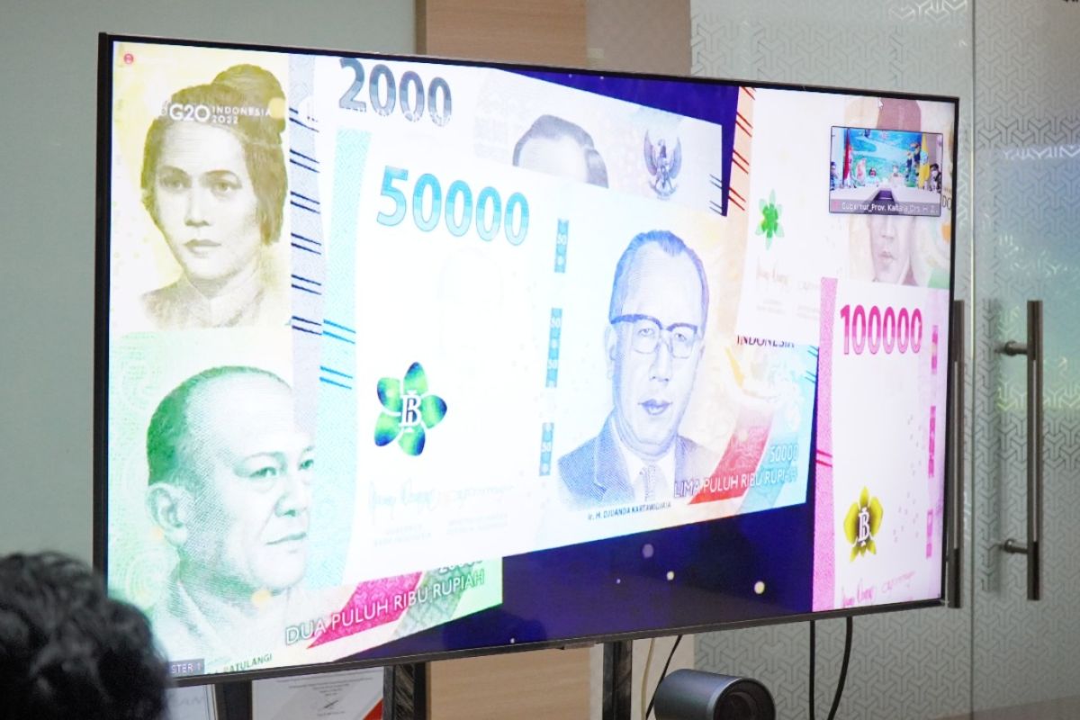 Gubernur saksikan peluncuran pecahan uang kertas TE 2022
