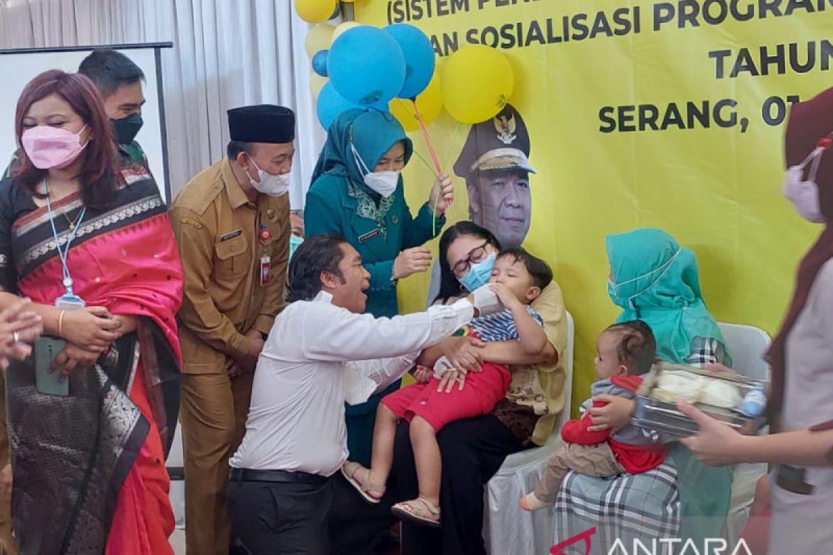 Targetkan Bebas Campak Rubela di 2023, Provinsi Banten Launching Program Bulan Imunisasi Anak Nasional