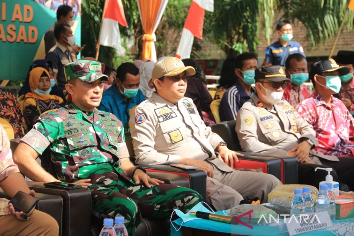 Wabup Kotabaru hadiri peresmian 100 titik TNI AD Manunggal Air