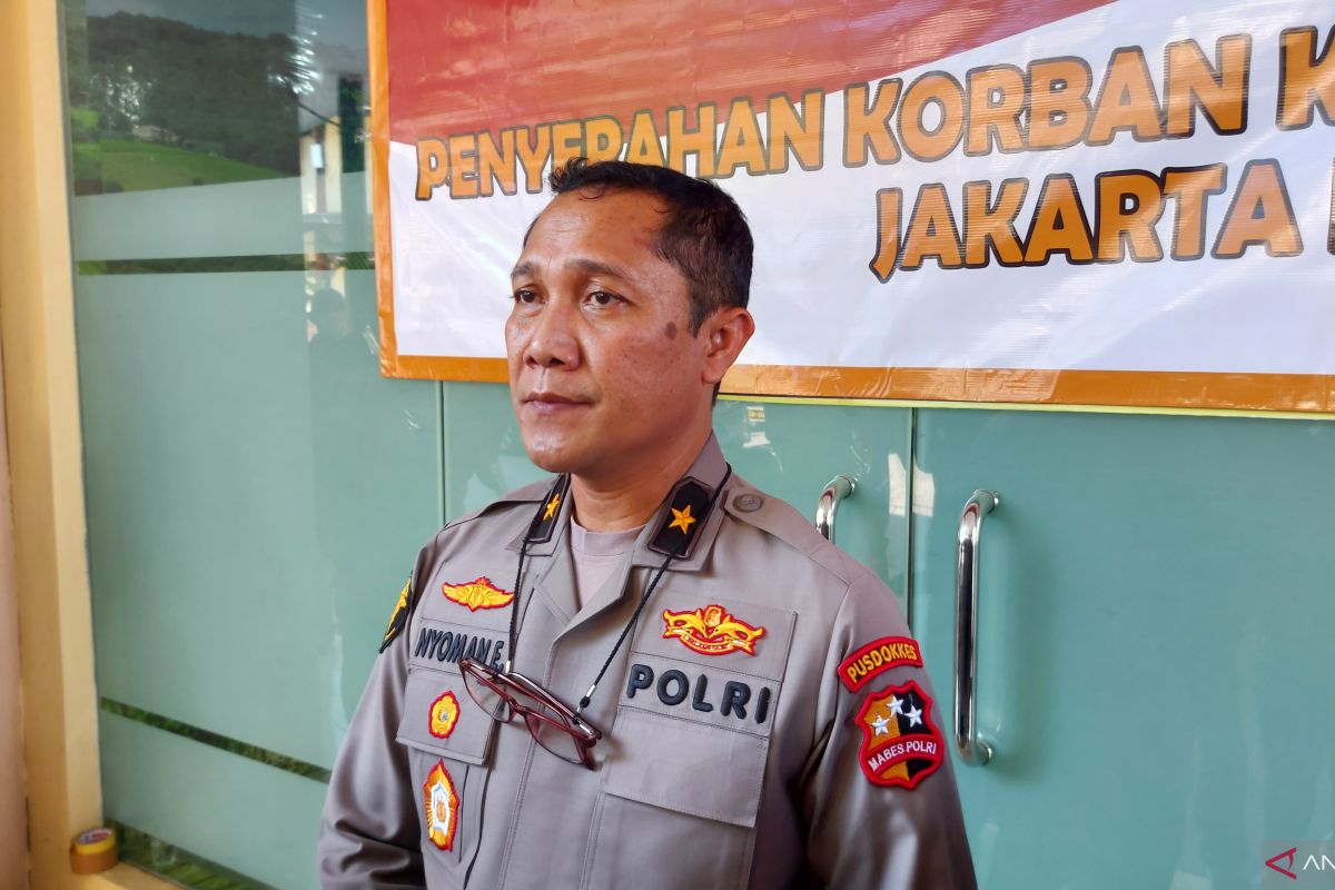 RS Polri Kramat Jati tunggu hasil tes DNA korban kebakaran Tambora