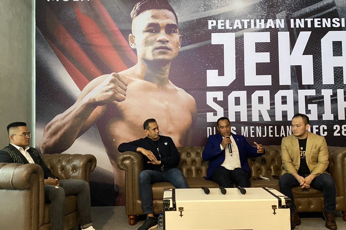 Jeka Saragih jalani latihan di AS jelang Road to UFC Abu Dhabi