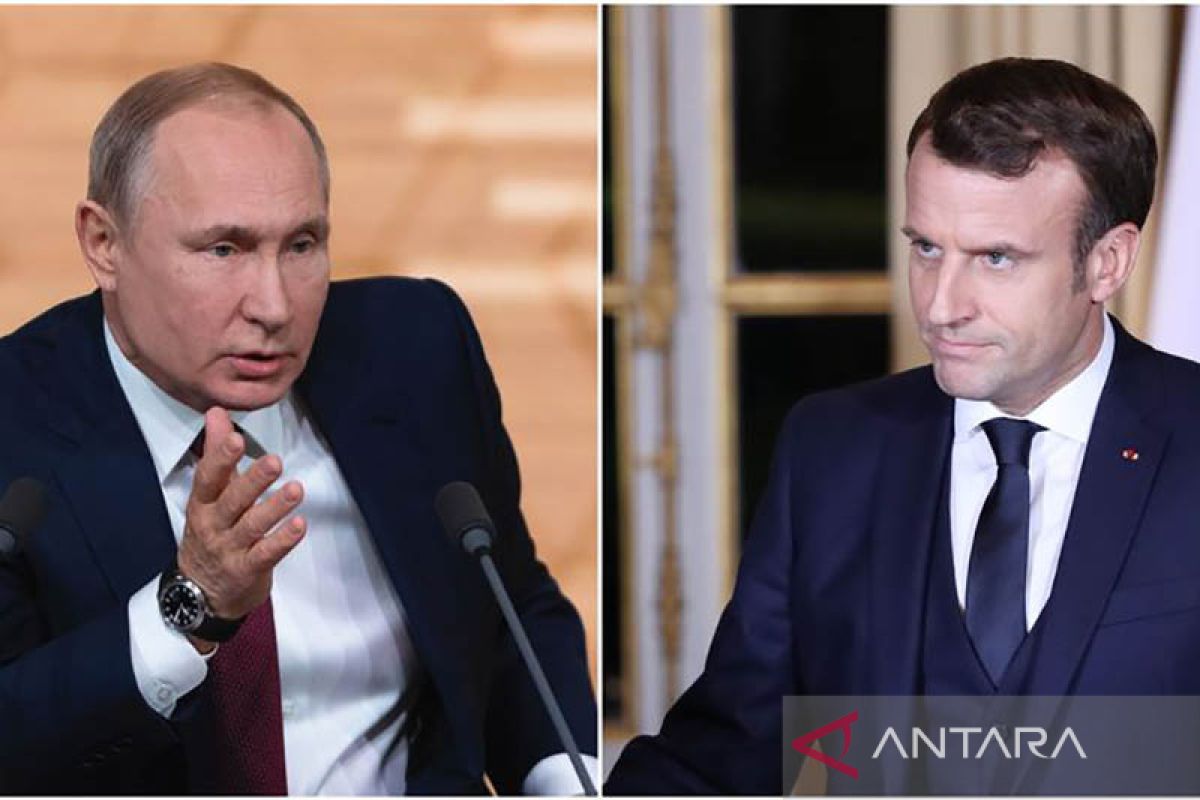 Bahas situasi Ukraina, Putin dan Macron adakan pembicaraan melalui via telepon