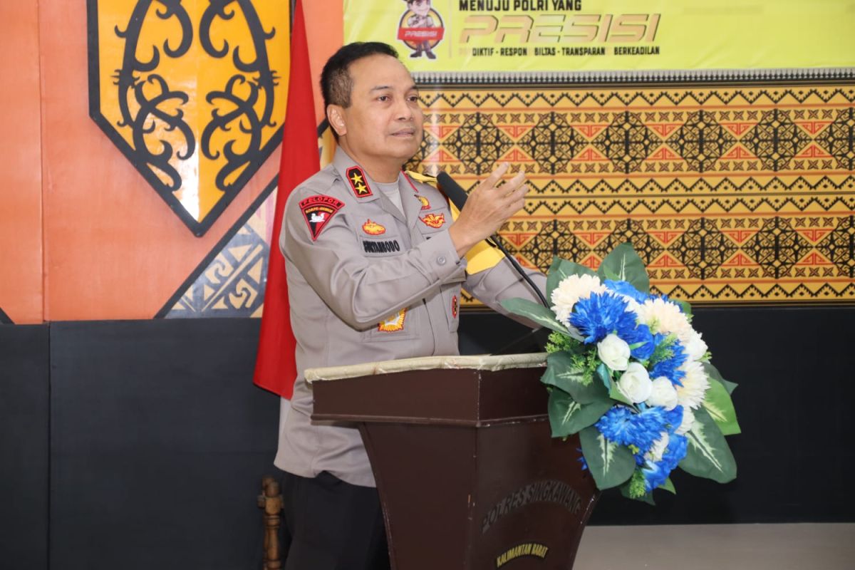 Kapolda Kalbar imbau Bhabinkamtibmas jaga Kota Singkawang tetap toleran