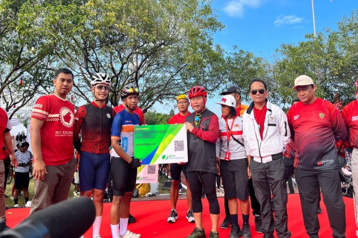 180 atlet peserta Gubernur Kalteng Cup road to UCI MTB terlindungi JAMSOSTEK