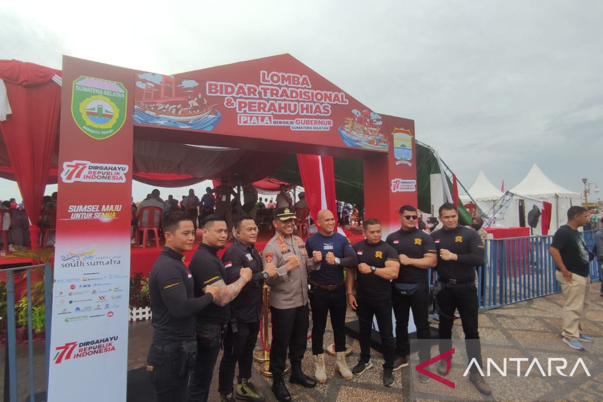 Polrestabes Palembang siagakan 200 personel amankan lomba perahu bidar