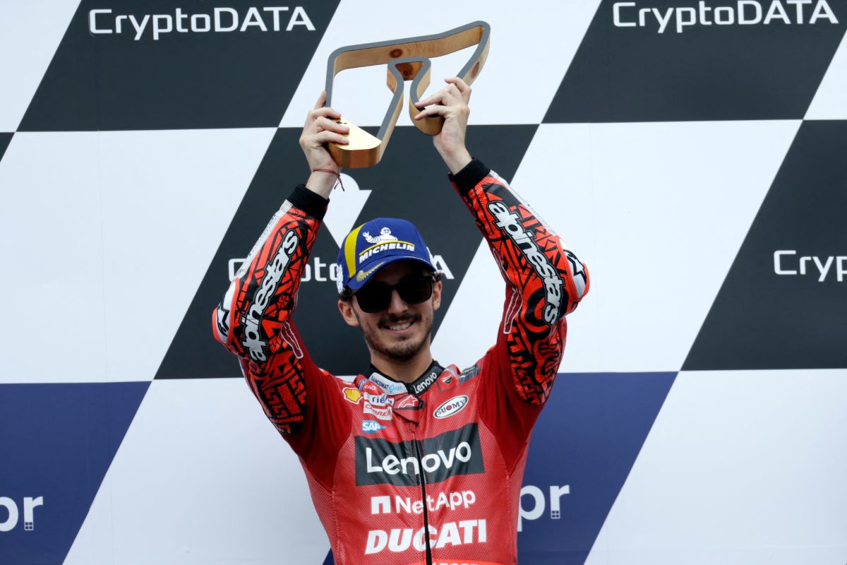 MotoGP Austria : Bagnaia raih kemenangan tiga balapan secara beruntun, samai rekor Casey Stoner