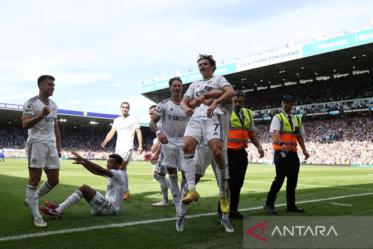 Leeds United permalukan Chelsea tiga gol tanpa balas