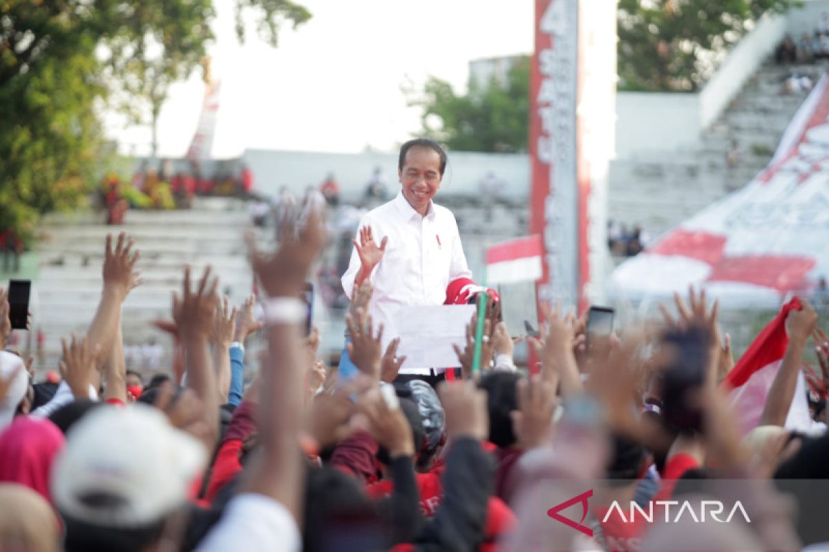 Kegiatan Nusantara Bersatu, ribuan relawan Jokowi siap penuhi Stadion GBK