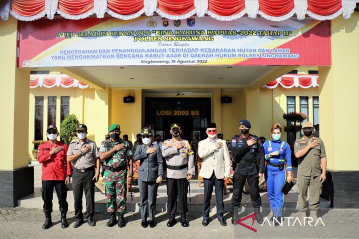 Polres Singkawang gelar operasi Bina Karuna Kapuas antisipasi Karhutla