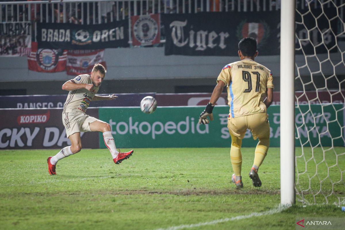 Rans Nusantara FC mengamankan kemenangan tipis atas Persija Jakarta
