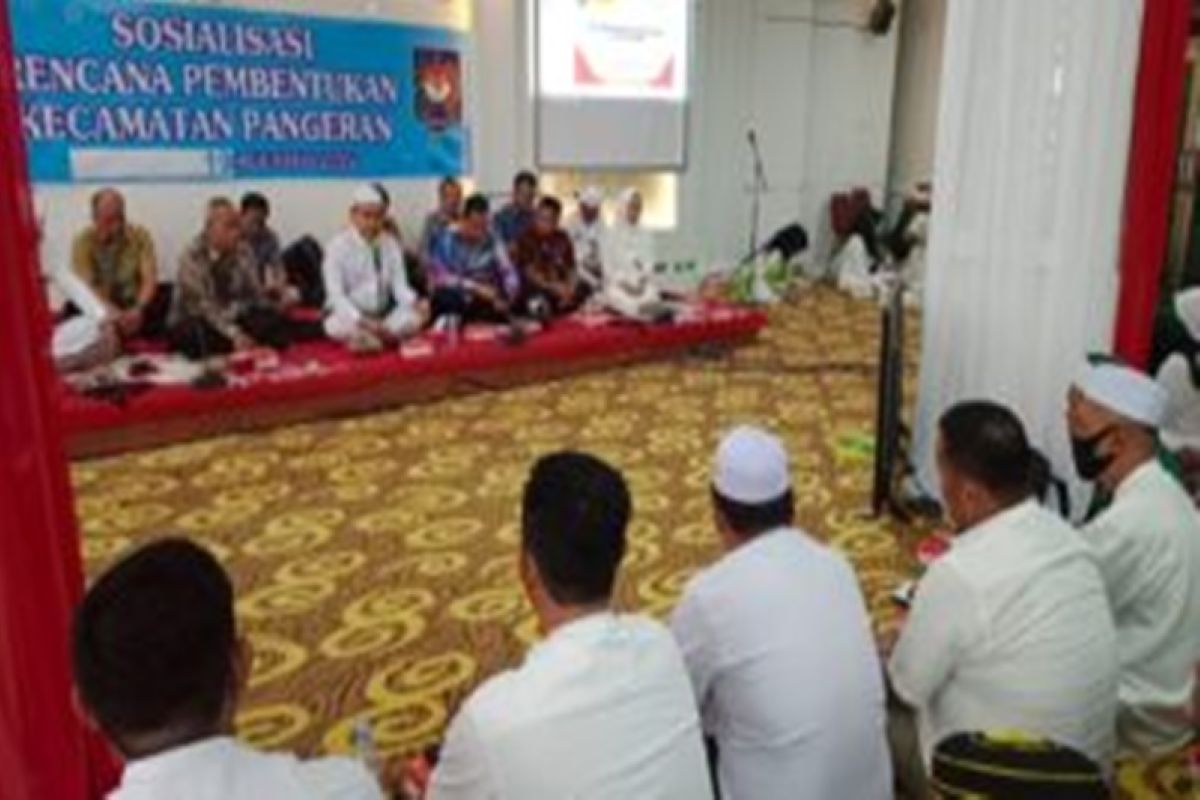 Tanah Bumbu sosialisasi pemekaran Kecamatan Pangeran