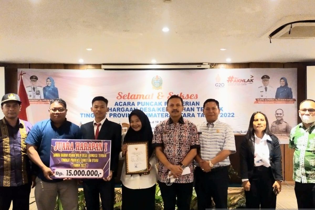 BUMDes Mandiri Desa Perkebunan Tapsel juara tingkat Provinsi Sumut