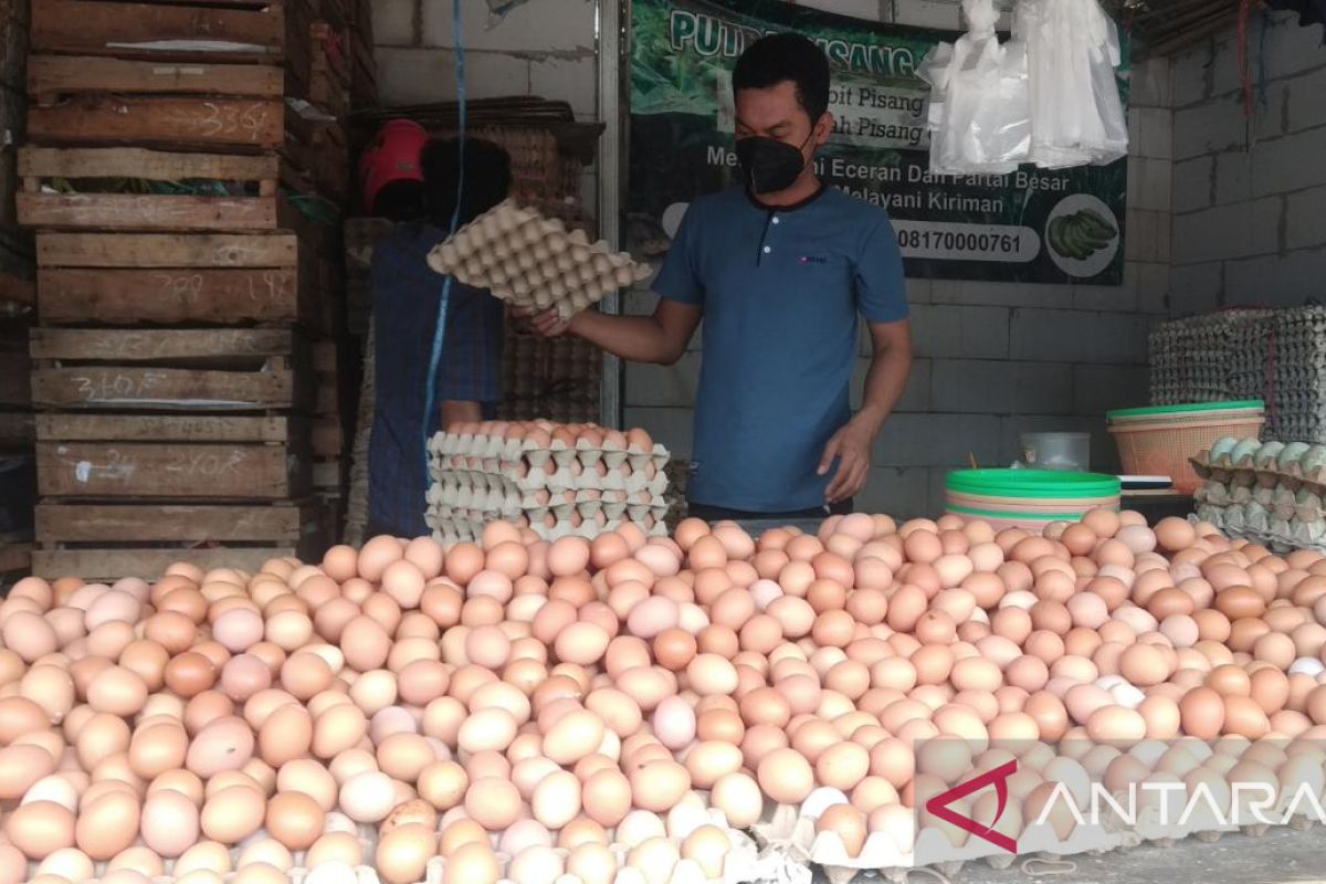 Harga telur di pasar tradisional di Serang naik