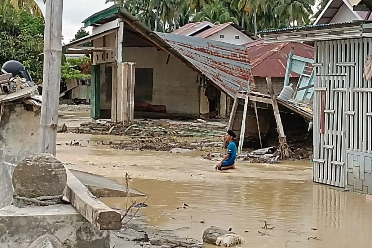 BPBD: Banjir susulan di Desa Torue akibat tanggul darurat jebol