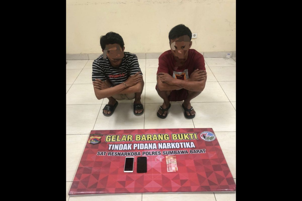 Terjerat narkoba, dua pemuda di Sumbawa Barat diciduk polisi