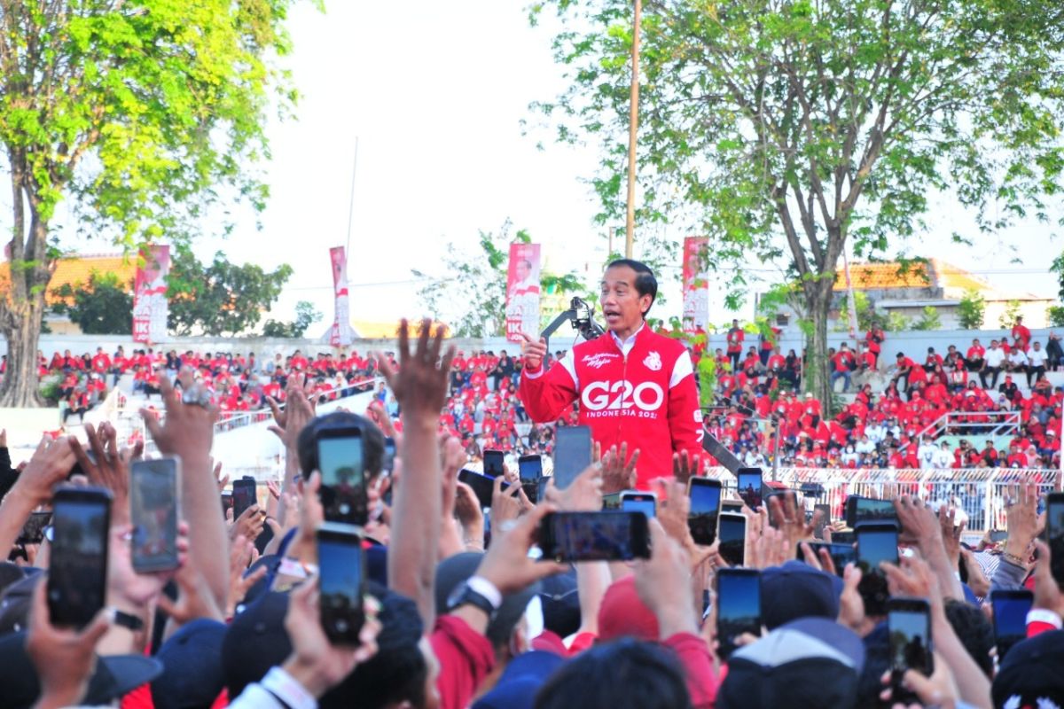 Ribuan relawan Jokowi siap hadiri kegiatan Nusantara Bersatu di GBK