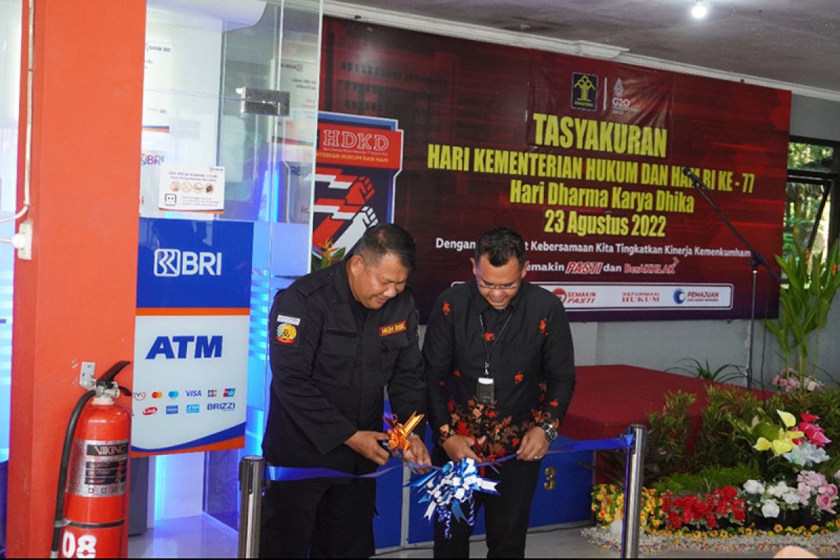 BRI pasang ATM di Nusakambangan, permudah akses bank pegawai lapas