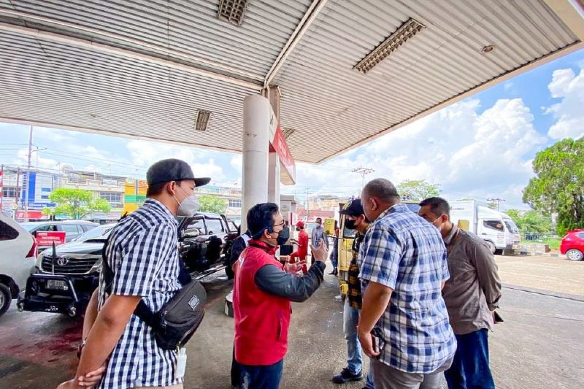 Pertamina Patra Niaga Regional Sumbagsel dan Polrestabes Palembang tinjau ketersediaan BBM di SPBU