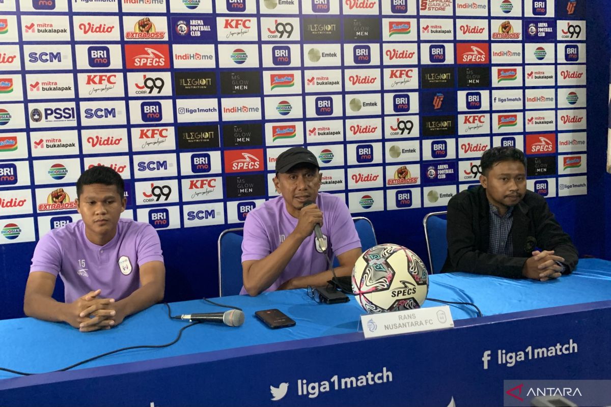 RD minta skuad RANS kerja keras saat laga tandang lawan Arema FC