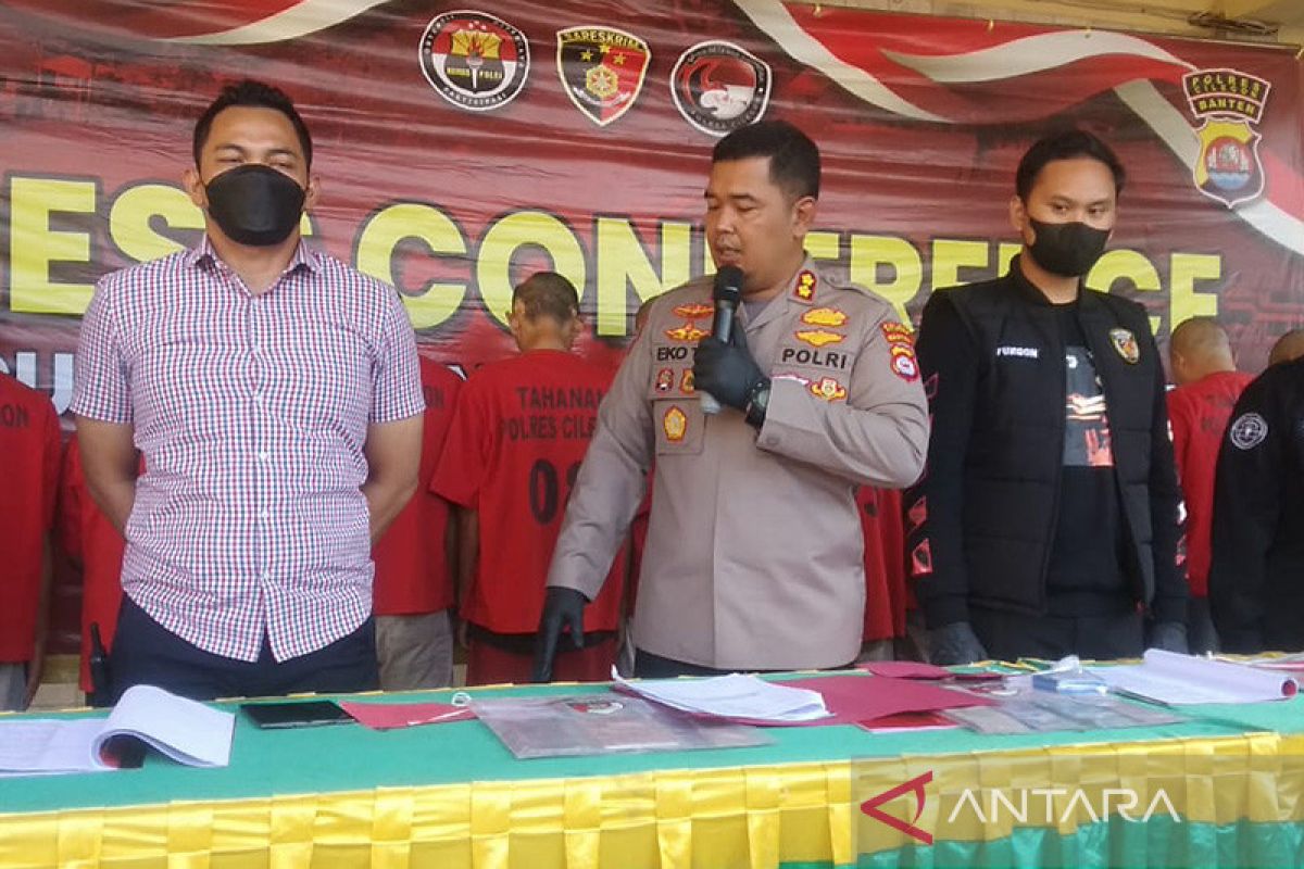 Polisi bekuk belasan tersangka judi di Cilegon