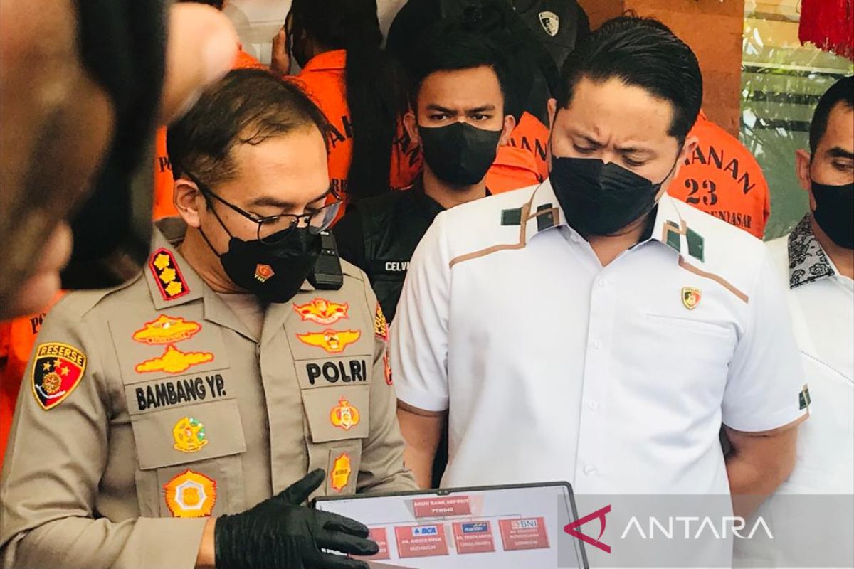 Polresta Denpasar ungkap judi daring beromzet Rp1,3 M