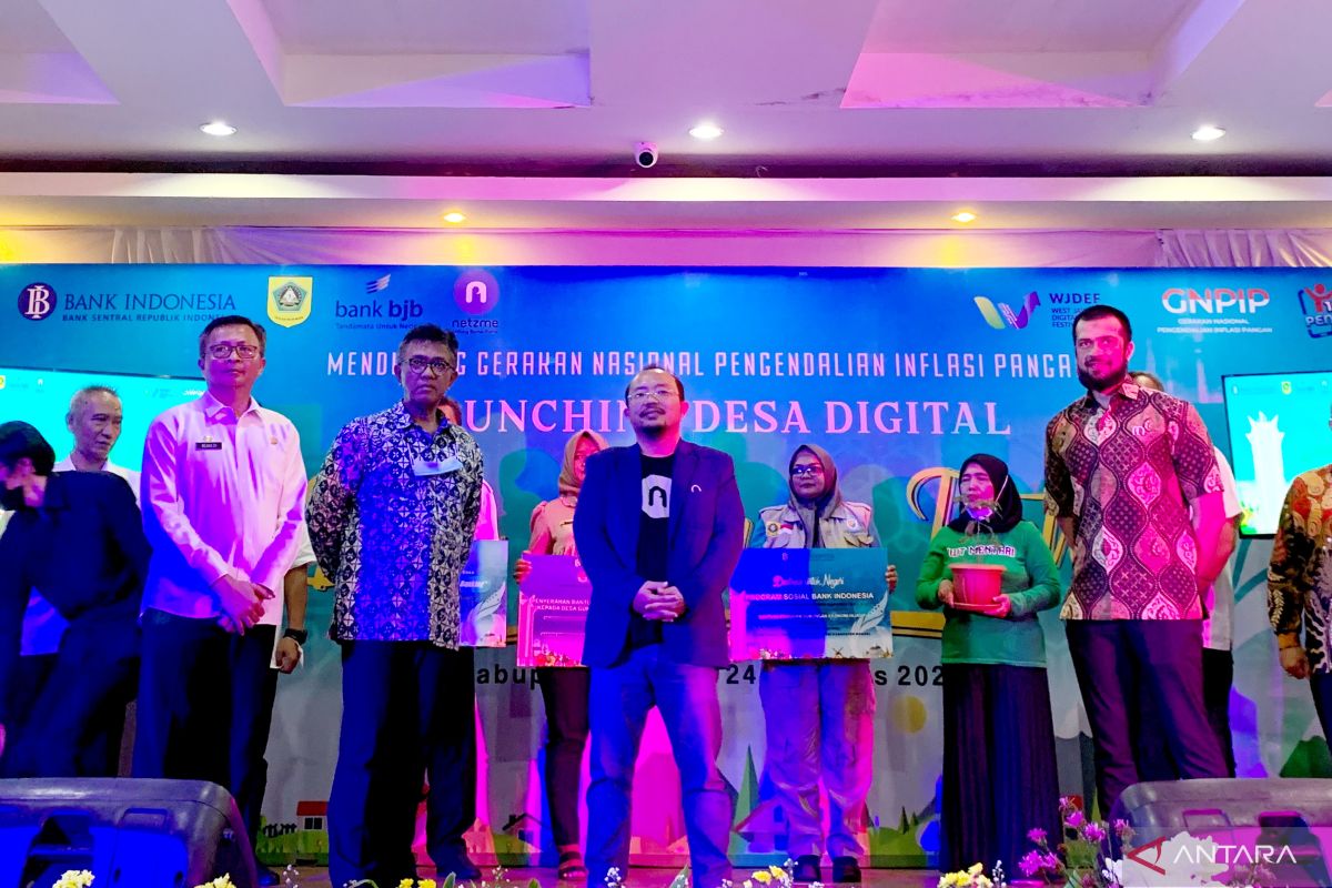 Bank Indonesia-Netzme kolaborasi wujudkan desa digital di Gunungputri Bogor Jawa Barat