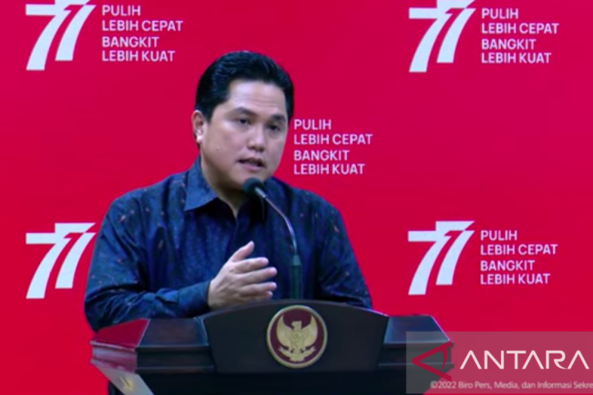 Erick Thohir : Pesawat Garuda akan bertambah jadi 120 unit di akhir 2022