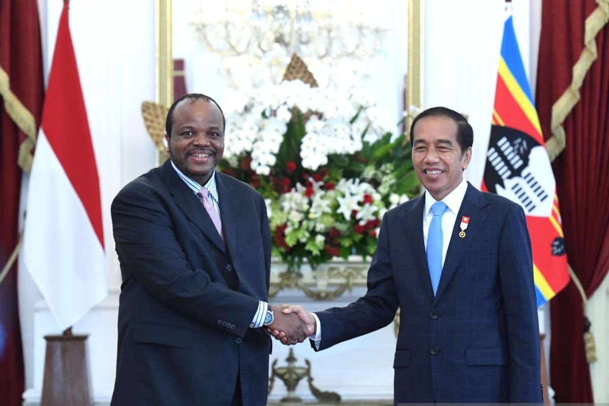 Jokowi receives Eswatini King's visit to discuss economic cooperation