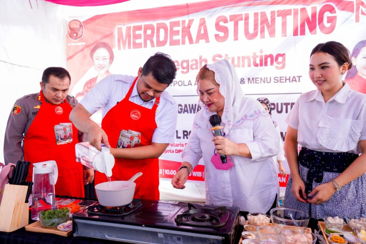 Wali Kota Medan praktikkan menu sehat cegah stunting dari buku Megawati