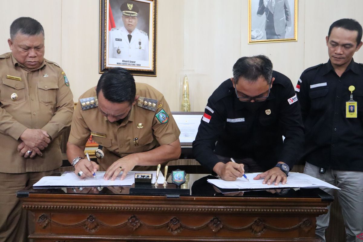 Bawaslu dan Pemkab Belitung Timur teken kesepakatan netralitas ASN